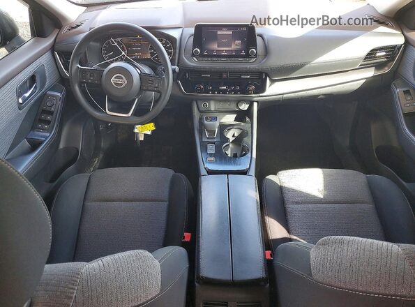 5N1AT3BA3MC713946 2021 NISSAN ROGUE Серый Вид панели приборов