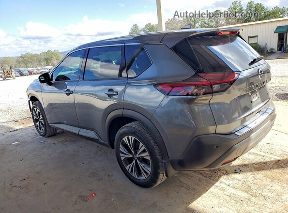 5N1AT3BA3MC713946 2021 NISSAN ROGUE Серый Задняя левая четверть