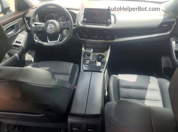 5N1AT3BA3MC755324 2021 NISSAN ROGUE Silver Widok deski rozdzielczej