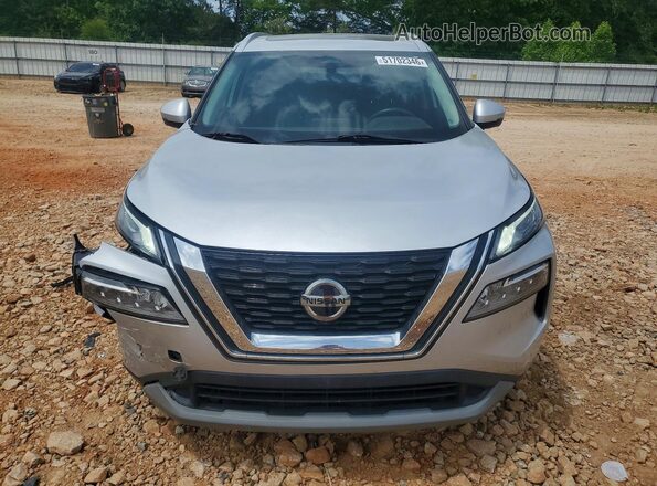 5N1AT3BA3MC755324 2021 NISSAN ROGUE Silver Widok z przodu