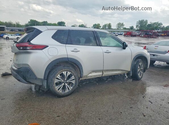 5N1AT3BA3MC769966 2021 NISSAN ROGUE Silver Trasero derecho