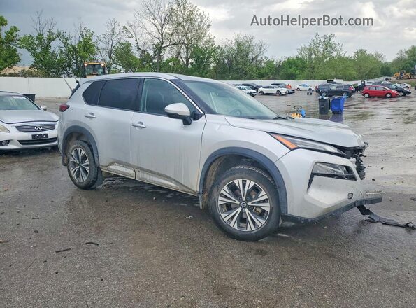 5N1AT3BA3MC769966 2021 NISSAN ROGUE Silver Delantero derecho