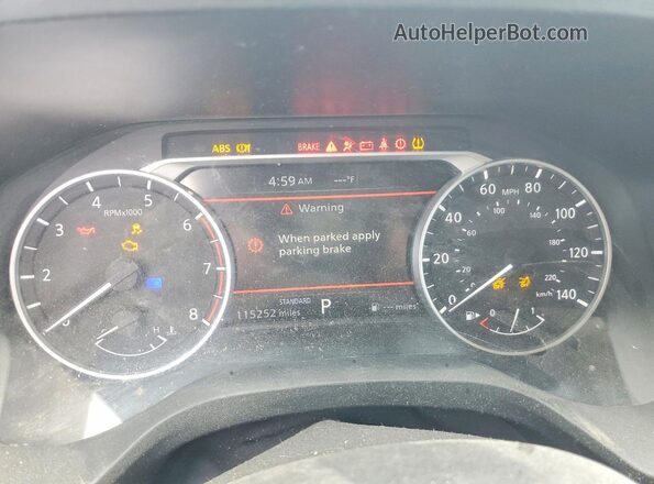 5N1AT3BA3MC769966 2021 NISSAN ROGUE Silver Vista del cuadro de instrumentos