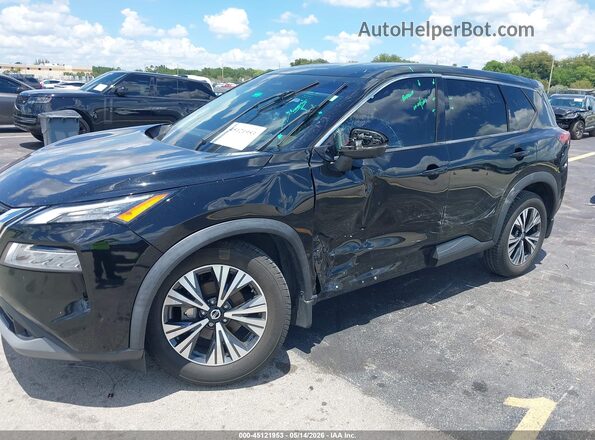 5N1AT3BA3MC775153 2021 NISSAN ROGUE Черный Вид спереди