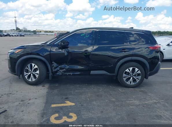 5N1AT3BA3MC775153 2021 NISSAN ROGUE Черный Панорамный вид салона 360°