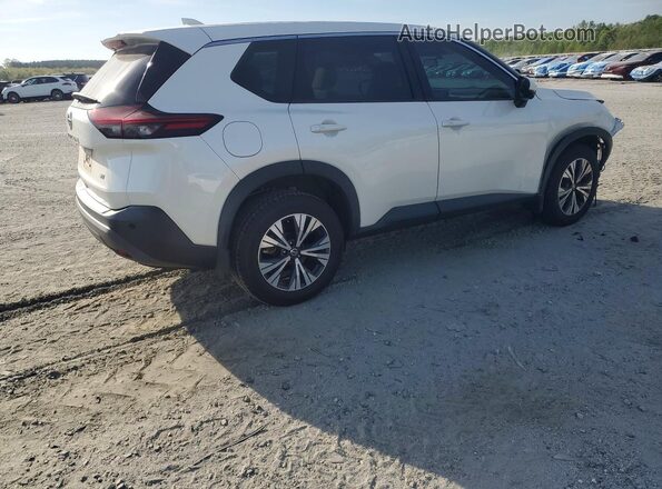 5N1AT3BA3MC817630 2021 NISSAN ROGUE White Հետևի աջ