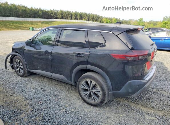 5N1AT3BA3MC837506 2021 NISSAN ROGUE Black Trasero izquierdo