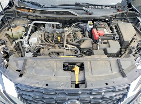 5N1AT3BA3MC837506 2021 NISSAN ROGUE Black Vista del compartimento del motor