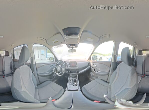 5N1AT3BA3MC837506 2021 NISSAN ROGUE Black Vista interior de 360 grados