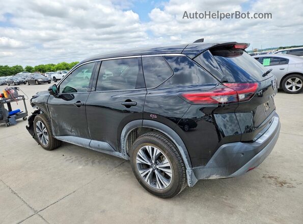 5N1AT3BA4MC683291 2021 NISSAN ROGUE Black Հետևի ձախ