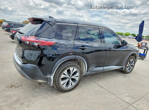 5N1AT3BA4MC683291 2021 NISSAN ROGUE Black Հետևի աջ