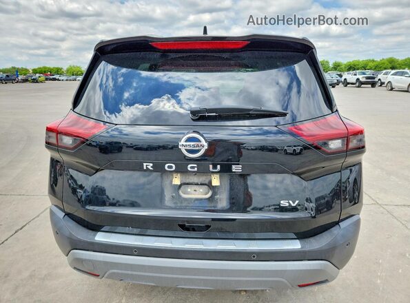 5N1AT3BA4MC683291 2021 NISSAN ROGUE Black Հետևի տեսք