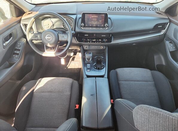 5N1AT3BA8MC776590 2021 NISSAN ROGUE Gray Vista del salpicadero