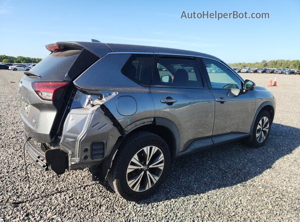 5N1AT3BA8MC776590 2021 NISSAN ROGUE Gray Trasero derecho