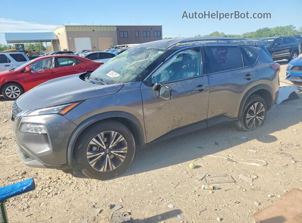 5N1AT3BA9MC718973 2021 NISSAN ROGUE Gray Przód lewy