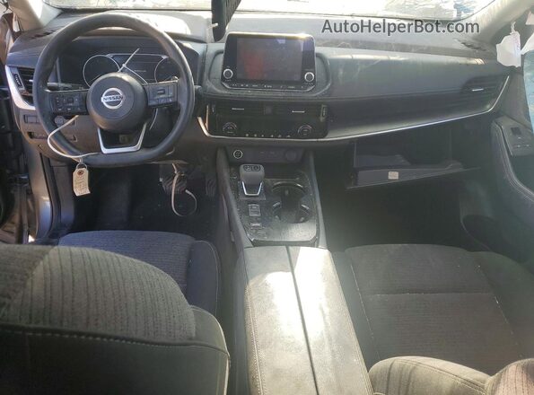 5N1AT3BA9MC718973 2021 NISSAN ROGUE Gray Widok deski rozdzielczej