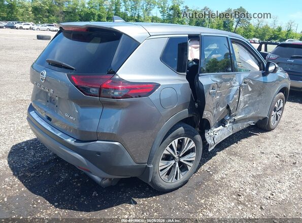 5N1AT3BB8MC831760 2021 NISSAN ROGUE Gray Tył prawy