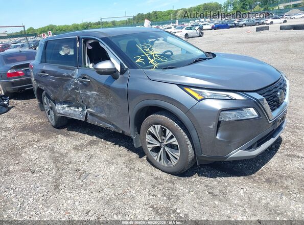 5N1AT3BB8MC831760 2021 NISSAN ROGUE Gray Przód prawy