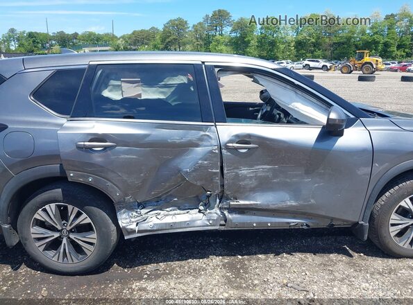 5N1AT3BB8MC831760 2021 NISSAN ROGUE Gray Widok wnętrza z tyłu