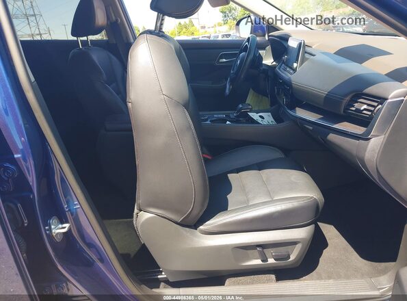 5N1AT3CB1MC711619 2021 NISSAN ROGUE Blue წინა სალონის ხედი