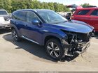 2021 Nissan Rogue Sl Intelligent Awd Blue vin: 5N1AT3CB3MC682995