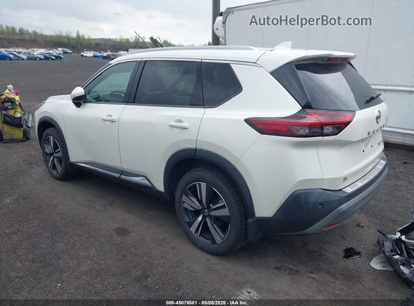 5N1AT3CB7MC760534 2021 NISSAN ROGUE White Trasero izquierdo