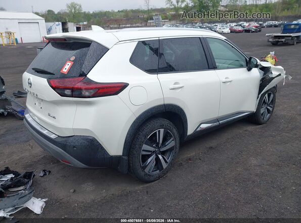 5N1AT3CB7MC760534 2021 NISSAN ROGUE White Trasero derecho