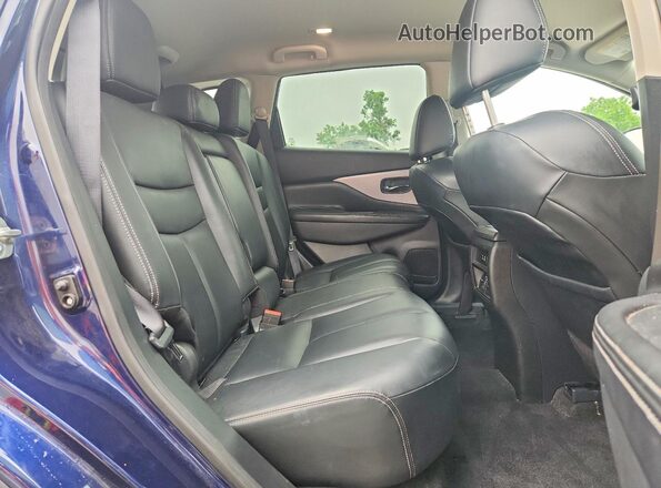 5N1AZ2BJ1PC101760 2023 NISSAN MURANO Blue Vista interior trasera