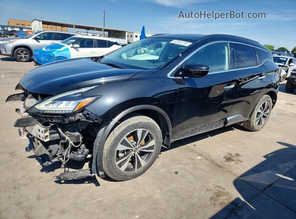 5N1AZ2BS0MC105206 2021 NISSAN MURANO Черный Передняя левая четверть