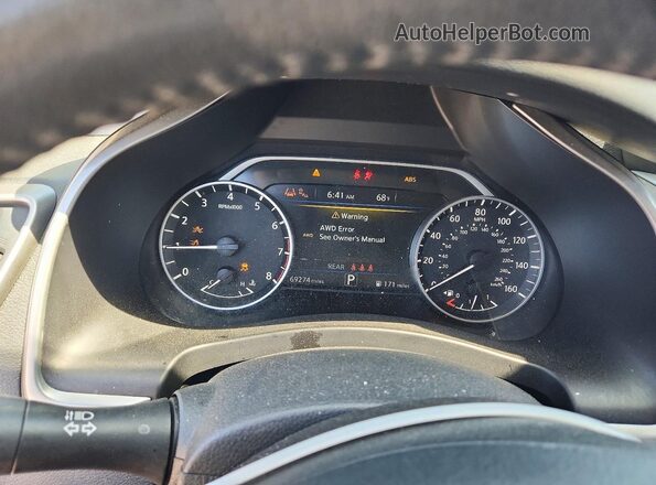 5N1AZ2BS9PC108822 2023 NISSAN MURANO Silver Widok zestawu wskaźników