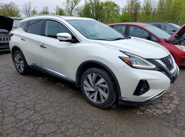 5N1AZ2CS3MC105747 2021 NISSAN MURANO Белый Передняя правая четверть
