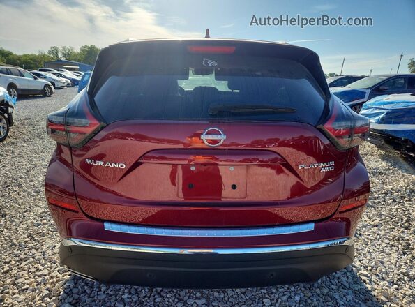 5N1AZ2DS4RC112812 2024 NISSAN MURANO Burgundy Widok z tyłu