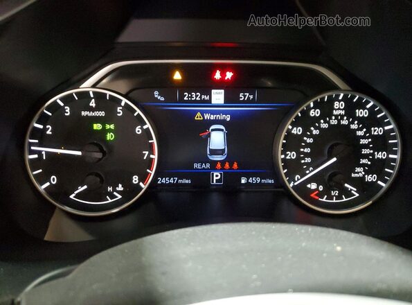 5N1AZ2DS7RC108513 2024 NISSAN MURANO White Вид щитка приладів