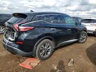 2016 Nissan Murano Sl Black vin: 5N1AZ2MH2GN142445