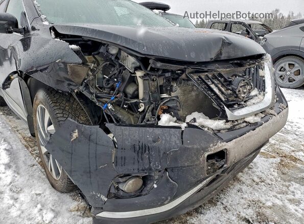 5N1AZ2MH4JN151008 2018 NISSAN MURANO Black Widok naklejki z numerem VIN