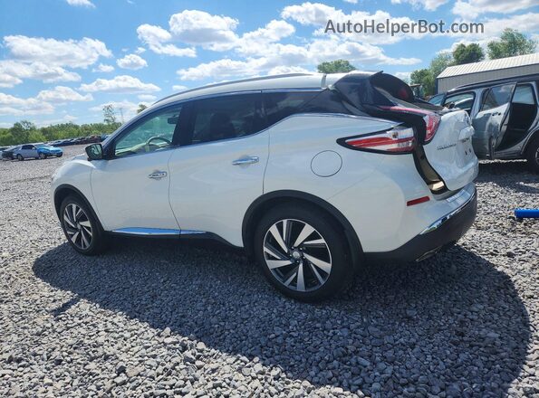 5N1AZ2MH4JN163711 2018 NISSAN MURANO Белый Задняя левая четверть