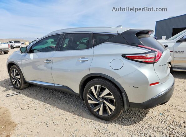 5N1AZ2MH6JN139586 2018 NISSAN MURANO Silver Задня ліва чверть