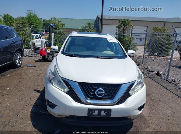 5N1AZ2MH7HN166189 2017 NISSAN MURANO Белый Вид задней части салона