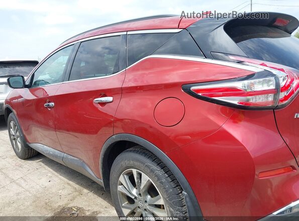 5N1AZ2MH7JN153545 2018 NISSAN MURANO Темно-бордовый Панорамный вид салона 360°