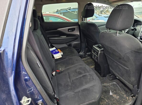 5N1AZ2MS0KN137782 2019 NISSAN MURANO Синий Вид салона спереди