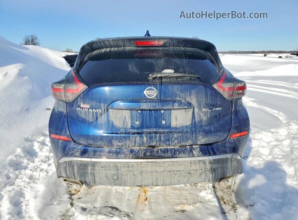 5N1AZ2MS1KN113572 2019 NISSAN MURANO Синий Вид сзади