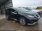 2019 Nissan Murano Sl Black vin: 5N1AZ2MS5KN135591