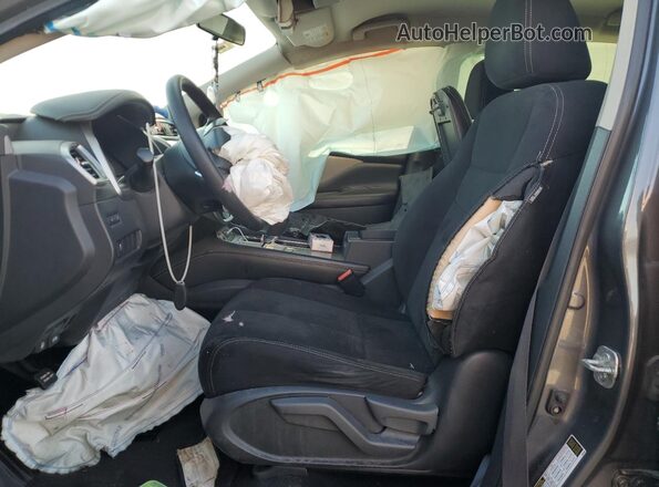 5N1AZ2MS6KN102986 2019 NISSAN MURANO Gray Widok wnętrza z przodu