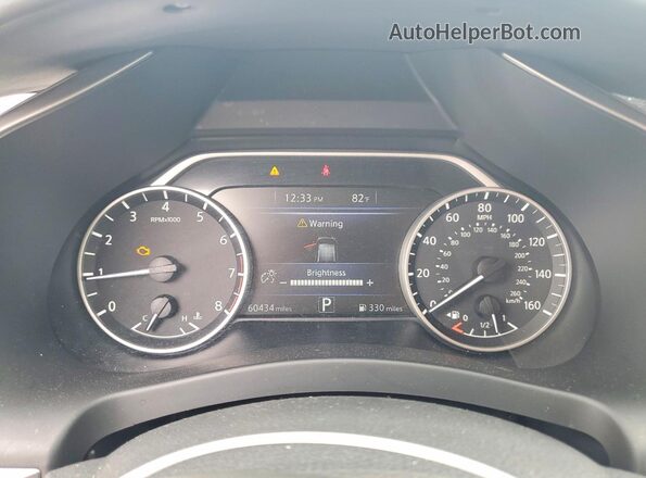 5N1AZ2MSXKN117331 2019 NISSAN MURANO Gray ხელსაწყოთა პანელის ხედი