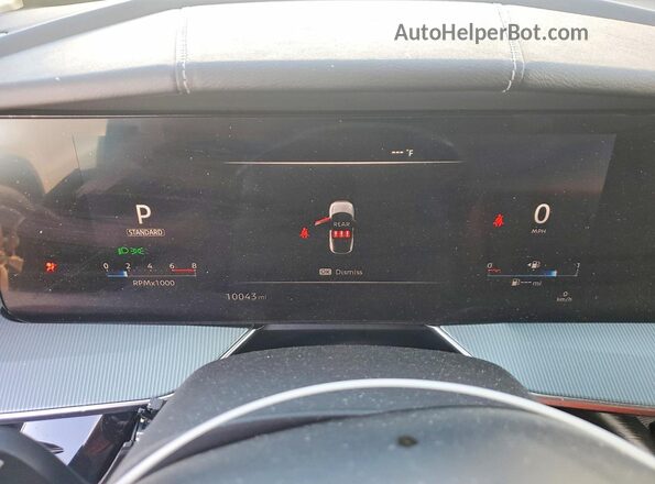 5N1AZ3CS8SC127584 2025 NISSAN MURANO White Սարքավորումների վահանակի տեսք