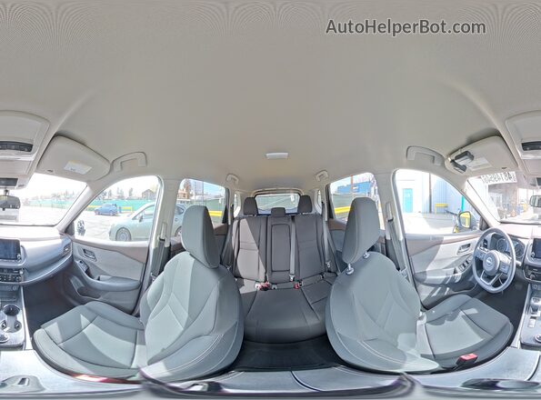 5N1BT3AB6PC672957 2023 NISSAN ROGUE Серый Панорамный вид салона 360°