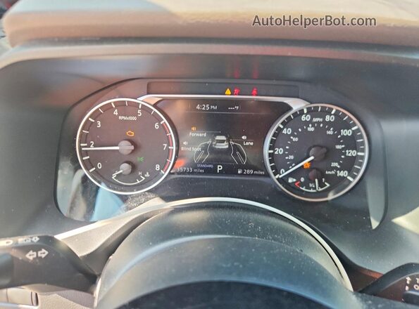 5N1BT3BA4PC910312 2023 NISSAN ROGUE Red Widok zestawu wskaźników