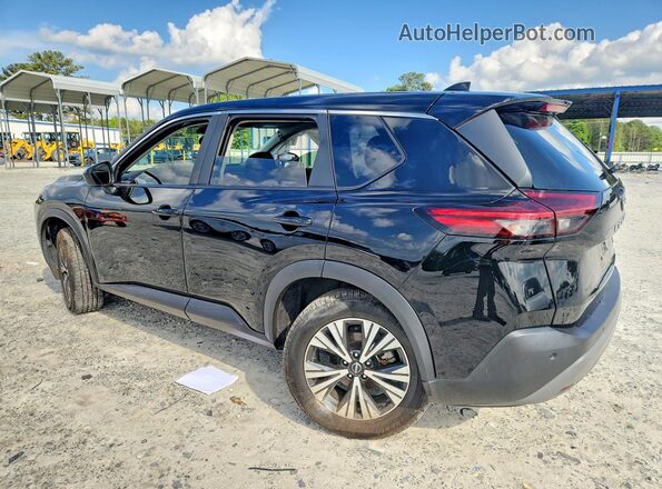 5N1BT3BA4PC949661 2023 NISSAN ROGUE Black უკანა მარცხენა