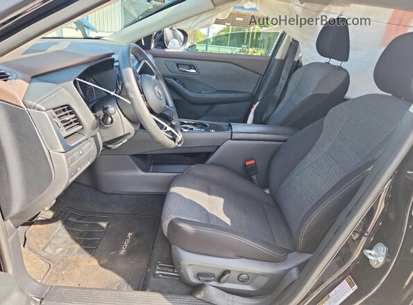 5N1BT3BA4PC949661 2023 NISSAN ROGUE Black წინა სალონის ხედი
