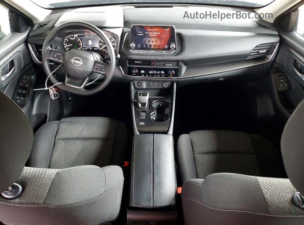 5N1BT3BA4SC849679 2025 NISSAN ROGUE Blue Widok deski rozdzielczej